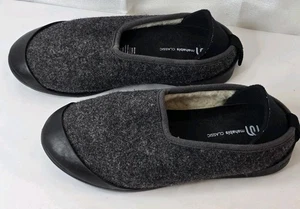 Mahabis Classic Schuhe Hausschuhe EU 36 US 5,5 grau Wolle abnehmbare Sohle - Bild 1 von 10