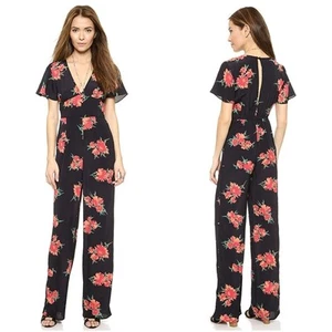 Flynn Skye Flutter Floral Jumpsuit S - Picture 1 of 9
