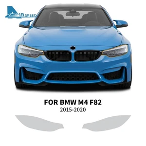 For BMW M4 F82 2015-2020 Headlights Precut Paint Protection Film Clear PPF TPU - Picture 1 of 12