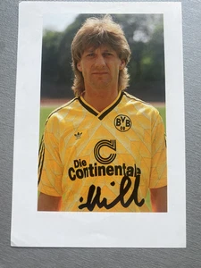 FRANK MILL (†2025) Borussia Dortmund Weltmeister 1990 Autogrammkarte 10x15 - Picture 1 of 1