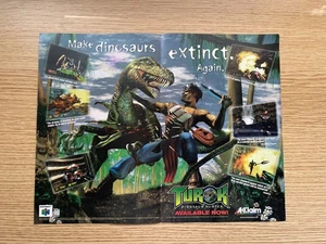 Turok Original Game Poster Promo Art Ad Acclaim Nintendo 64 N64 1997 13x10 Inch - Picture 1 of 7