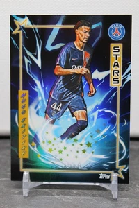 Topps Paris Saint German 2024 Stars Gold Hugo Ekitike No.47 Liverpool FC /50 - Picture 1 of 2