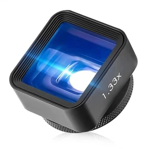 1 Stück Schwarz 1,33X Anamorphes Objektiv Filmemachen Telefon Kamera Objektiv von Filmic6088 - Bild 1 von 6