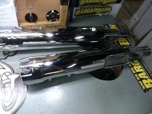 2017-2024 OEM Harley-Davidson M8 Touring CVO Chrome Mufflers 64901280 new tk off - Bild 1 von 4