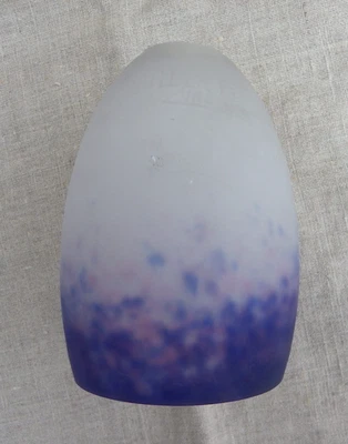 MULLER FRÈRES LUNÉVILLE - TULIPE EN PÂTE DE VERRE - ART DÉCO - Photo 1/4