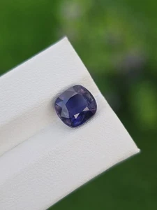 Iolite Gemstone Natural Untreated cushion Cut Violet-Blue Afghanistan - Picture 1 of 4