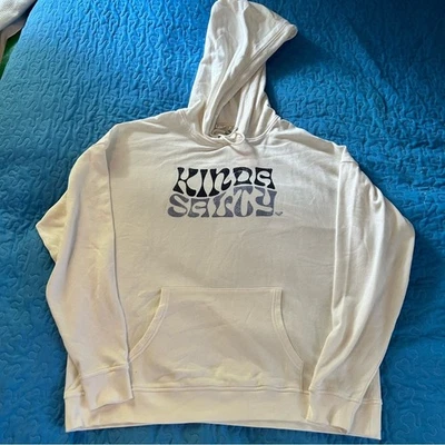 New Roxy Hoodie 'Kinda Salty' Cream Large - Image 1 of 4