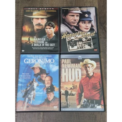 DVD Movie Lot: The Ranger, Hanover Street, Geronimo, Hud - Western Drama - Image 1 of 4
