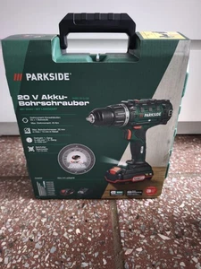 PARKSIDE Akku-Bohrschrauber PABS 20V Set inkl. Akku, Ladegerät, Bohrer und Bits - Bild 1 von 4