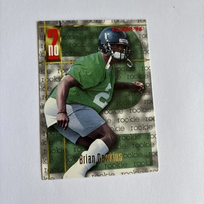 1996 Brian Dawkins Philadelphia Eagles Rookie Fleer Card 150 - Image 1 of 4