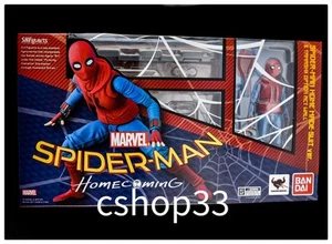 Bandai S.H. Figura de traje casero y diorama de pared Figuarts Spider-Man Homecoming - Imagen 1 de 5