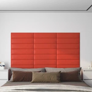 Wandpolster | Kopfteil fürs Bett | Kunstleder | Wandkissen | Wandpaneele | 12 St - Bild 1 von 9
