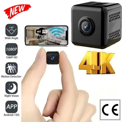 Mini WLAN Kamera Wireless IP Wifi Camera 1080P HD Überwachungkamera Live Cam Neu - Bild 1 von 4