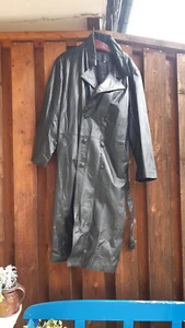 Schwarzer Ledermantel Herren, lang, XL, sehr guter Zustand, ungetragen - Bild 1 von 5