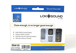ESU 58410 LokSound V5 HO DCC/MM/SX/M4 Sound Decoder, NEM652 8-pin With Speaker - Picture 1 of 4