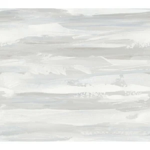 Modern Horizonal Lines Artistic Abstract Desert Sand AG2013 Gray White Blue - Picture 1 of 3