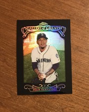 Felix Hernandez 2015 Topps Chrome Gallery of Greats GGR-12 Seattle Mariners
