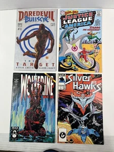 Set 4 Comics, Silberfalken #1, Wolverine #43, Justice League Beutekiste, schön! - Bild 1 von 11