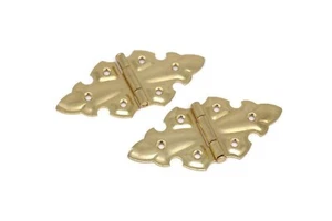 Bisagras de mariposa gabinete bisagra de montaje al ras bisagra de superficie bisagra de muebles antiguos - Imagen 1 de 3