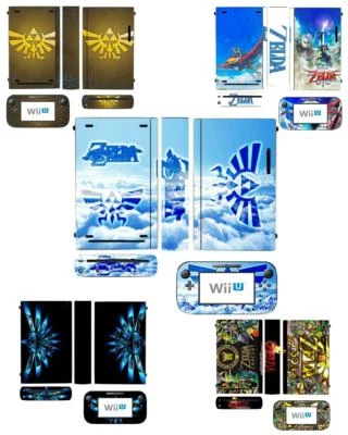 061 Skin Sticker Cover for Nintendo Wii U Console & Controller skins - Image 1 of 4