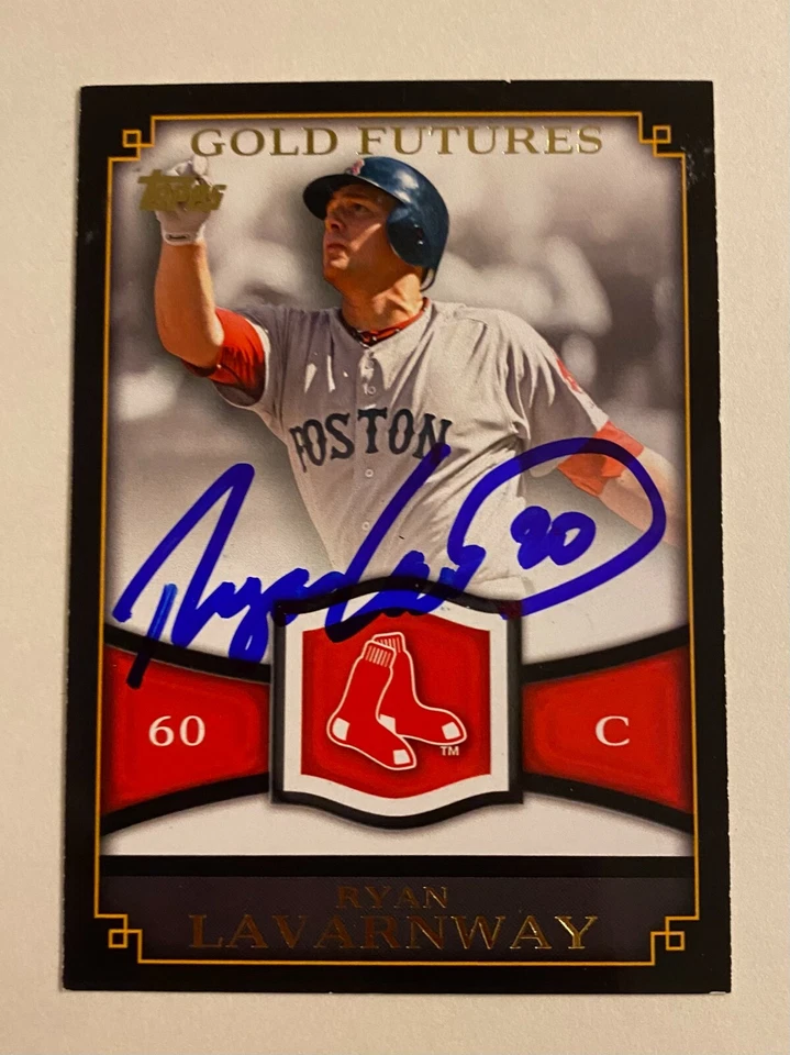 Ryan Lavarnway Signed Topps #GF-22 2012 Card Boston Red Sox Auto MLB RAD - Image 1 of 1