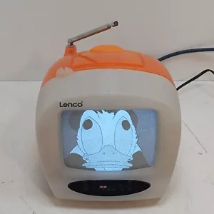 Lenco T-9040 Television Black/White 5.5 inch TESTED Orange CRT Retro-Gaming Port - Picture 1 of 17
