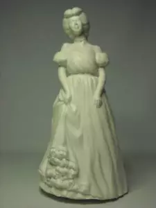 Estatuilla Royal Worcester NOCHE 11,5" Alto 6 Fotos IMPRESIONANTE TODO BLANCO Devereux - Imagen 1 de 6