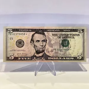 Low 3.2M Total Printed Star Note $5 Dollar Bill Series 2017A * US Paper Currency - Picture 1 of 2