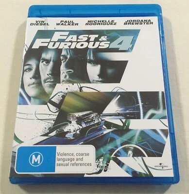 Fast & Furious 4 (2009) - Blu-Ray Region Free | Like-New | Vin Diesel - Image 1 of 3