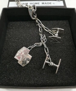 JAM HOME MADE Star Wars TIE ln space superiority starfighter Necklace 231013 - Picture 1 of 5
