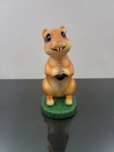 Vintage Squirrel Lamp Bank Chipmunk Advertising MCM Mid Century - Picture 1 of 5
