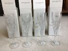 NEW Royal Doulton Highclere Crystal Champagne Flute Set of 4 (8 1/2") Boxed