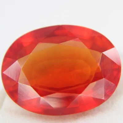 25+ Ct Certified Orange Spessartite Natural Garnet Oval Shape Loose Gemstones - Image 1 of 4
