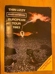 Thin Lizzy European Tour Programme (no Poster) 1983 - Imagen 1 de 1