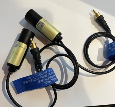 SESCOM TR-T20 Series Line Matching Transformer -30 DB  RCA to XLR l QTY 2 - Image 1 of 4