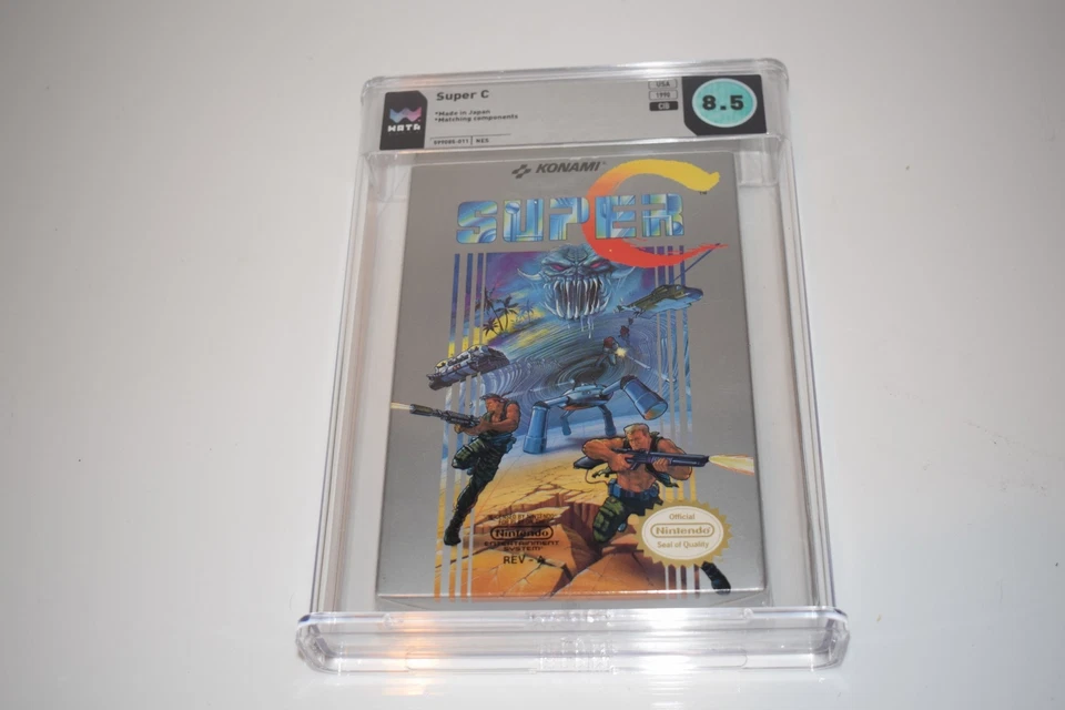 Super C (Nintendo Entertainment System 1990) Contra 2 NES  -WATA 8.5 CIB (GWT35) - Image 1 of 4