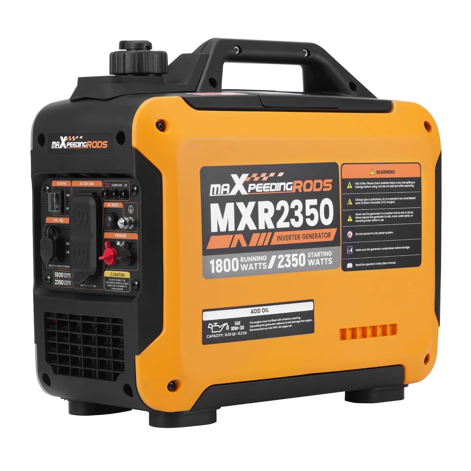MXR2350 Super Quiet Portable Inverter Generator 120V 1.8-2.35 KW 15kg - Image 1 of 4