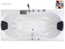 Rechte / Linke Luxus Whirlpool Badewanne schöne Eckbadewanne 4 Modelle 190x90 cm