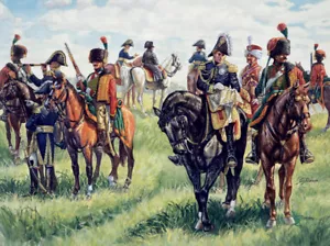 French Imperial General Staff Plastic Kit 1:72 Model ITALERI - Foto 1 di 1