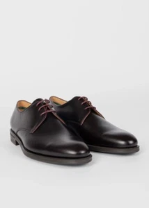 Brand new $300 Paul Smith Men's Bayard Leather Shoes Dark Brown US 13 - Picture 1 of 8