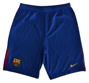 BARCELONA 2018/2019 HOME FOOTBALL SHORTS JERSEY NIKE SIZE XL BOYS - Picture 1 of 4