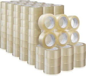 72 Rolls Shipping Packaging Box Packing Sealing Tape 2 mil 2" x 110 Yard 330FT - Picture 1 of 3