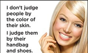 I Don't Judge People By The Colour Of... funny fridge magnet - Picture 1 of 1