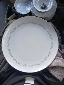 ROSE CHINA LAURA 2211 JAPAN 12" BREAD & BUTTER PLATE - Picture 1 of 3