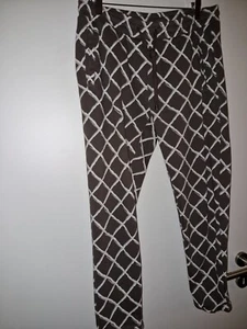 Juvia Hose braun kariert mit Umschlag top Zustand Gr. S - Bild 1 von 2