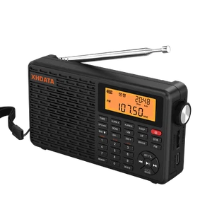 XHDATA D109 FM Estéreo LW MW Bandas de Onda Corta Bluetooth/MP3 IT Tarjeta Radio Portátil - Imagen 1 de 14