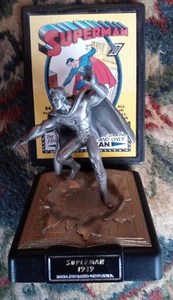 DC Comics Premier Series Comic Book Champion Fine Pewter Superman 1997 - Picture 1 of 6