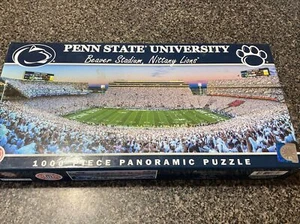 NEW Penn State PSU Nittany Lions PANORAMIC JIGSAW PUZZLE 1,000 pc Beaver Stadium - Picture 1 of 5
