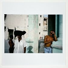 RARE Alex Webb SIGNED Magnum Print 6" x 6" Havana Cuba 1993
