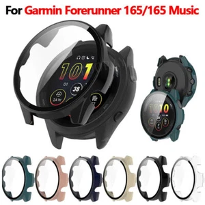 For Garmin Forerunner 165 Protective Case With Screen Tempered Glass Watch Cover - Picture 1 of 51